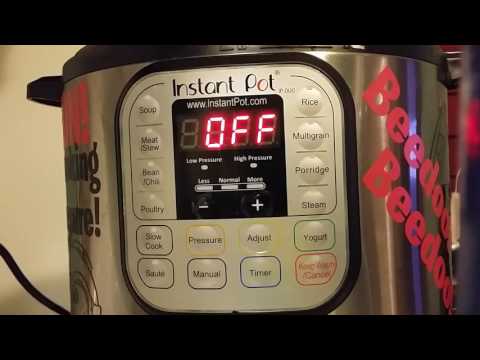 Instant Pot Buttons - Timer Function