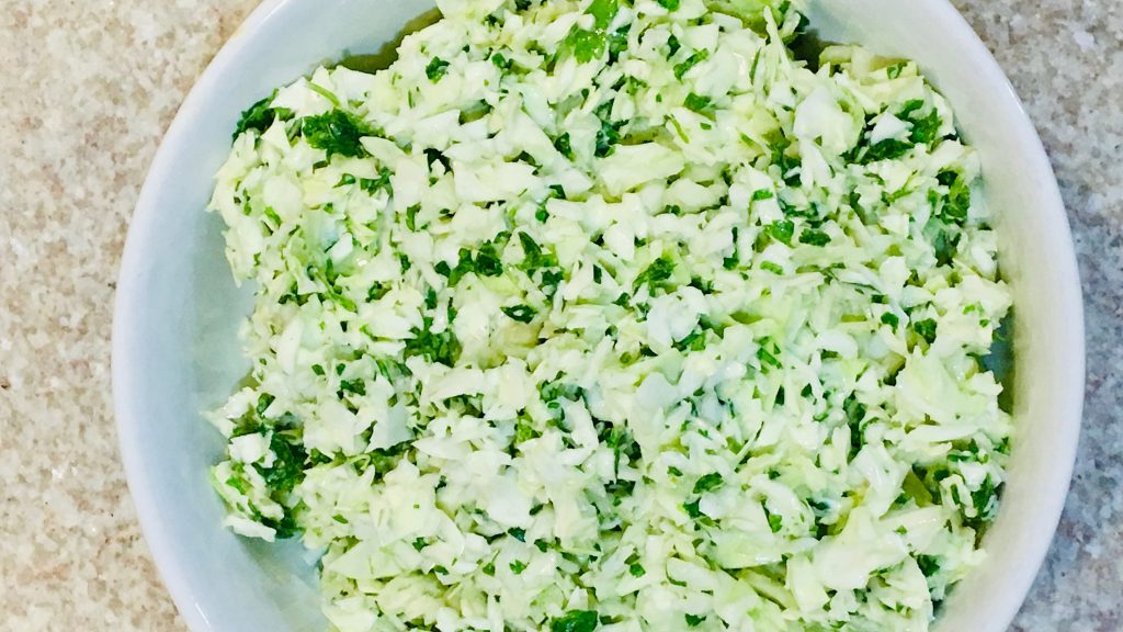 Lime and Cilantro Coleslaw