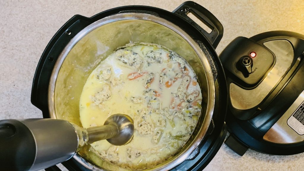 Creamy Cauliflower Soup in Instant Pot