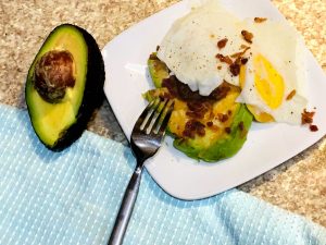 Eggs with Avocado and Bacon