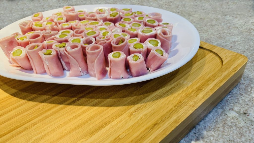 Ham Asparagus Roll Ups