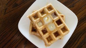 Fluffy Whole Wheat Waffles