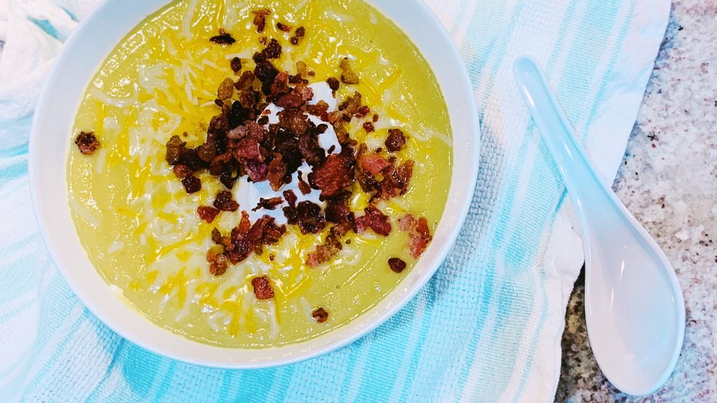 Loaded Cauliflower Soup