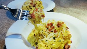 Spaghetti Squash Carbonara