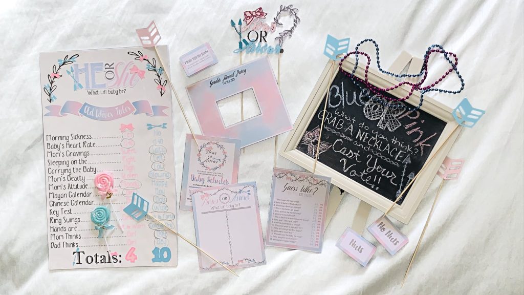 Bows or Arrows Gender Reveal Decorations