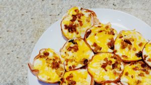 Egg Cups with Ham