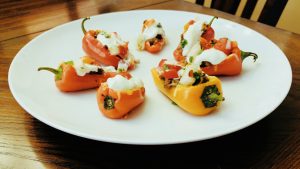 Cheesy Taco Pepper Poppers