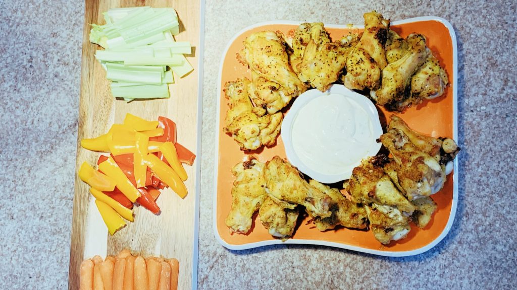 Chicken Drumettes with Vegetables