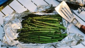 Grilled Asparagus in Foil