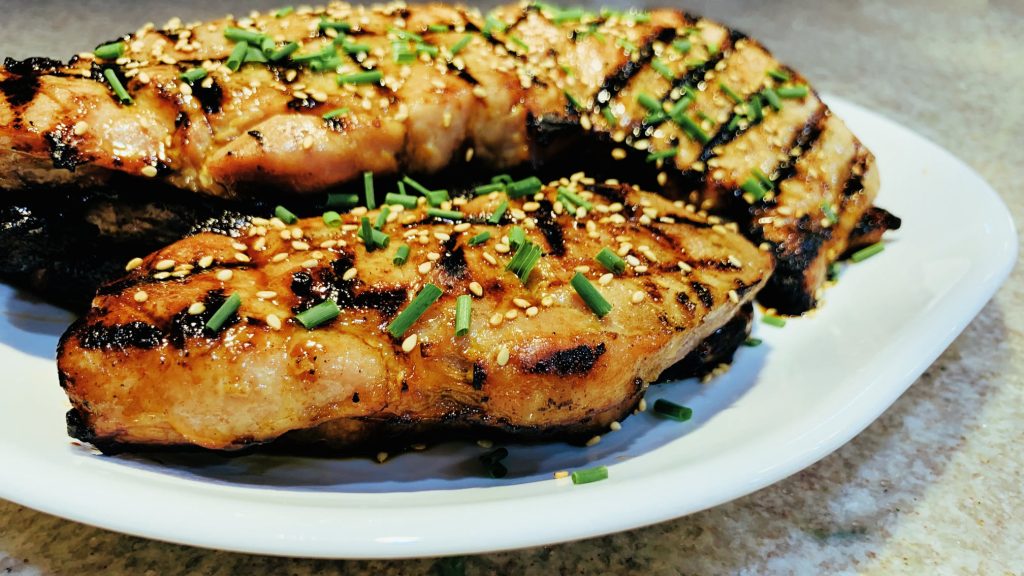 Grilled Boneless Pork Loin Chops