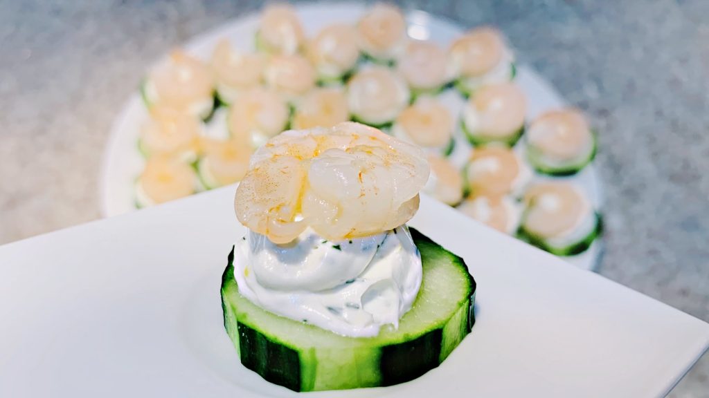 Shrimp and Cucumber Make Ahead Appetizer