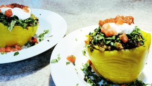 Instant Pot Stuffed Peppers with Taco Filling
