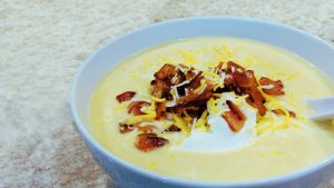 Creamy Loaded Cauliflower Soup