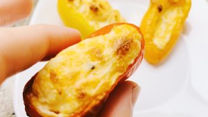 Cheesy Garlic Stuffed Mini Peppers