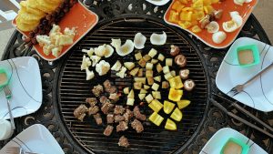 Fire Table Dinner