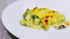 Brussels Sprouts Au Gratin with Almond Flour